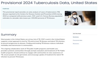 Provisional 2024 Tuberculosis Data, United States