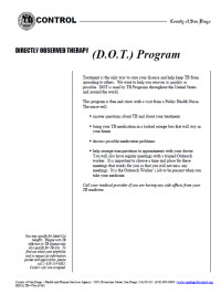 Directly Observed Therapy (DOT) Program