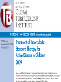 Treatment of Tuberculosis: Standard Therapy for Active Disease in Children