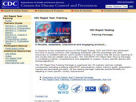 HIV Rapid Testing Training Package