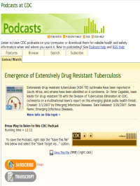 Emergence of Extensively Drug Resistant Tuberculosis