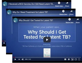 Latent TB Videos for Healthcare Providers: Online Video Series