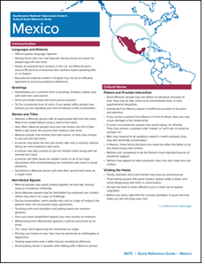 Cultural Quick Reference Guide: Mexico