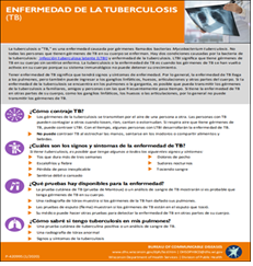 Enfermedad de la Tuberculosis (TB) [Tuberculosis Disease (TB)]