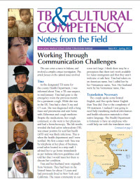 TB and Cultural Competency: Notes from the field