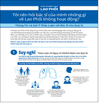 Tôi nên hỏi bác sĩ của mình những gì về Lao Phổi không hoạt động?[How Do I Talk to My Healthcare Provider about Inactive Tuberculosis (TB)?]