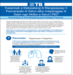 Kasanoak a Makipatang iti Mangipapaay ti Pannaripato iti Salun-atko maipanggep iti Saan nga Aktibo a Sarut (TB)? [How Do I Talk to My Healthcare Provider about Inactive Tuberculosis (TB)?]