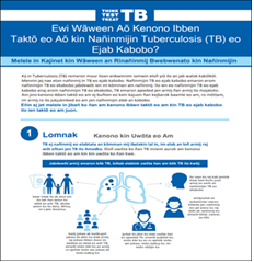 Ewi Wāween Aō Kenono Ibben Taktō eo Aō kin Nañinmijin Tuberculosis (TB) eo Ejab Kabobo? [How Do I Talk to My Healthcare Provider about Inactive Tuberculosis (TB)?]