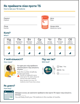 Як приймати ліки проти ТБ [How to take your TB Medicine]