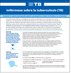 Infórmese sobre la tuberculosis (TB) [Learn the Facts About Tuberculosis (TB)]