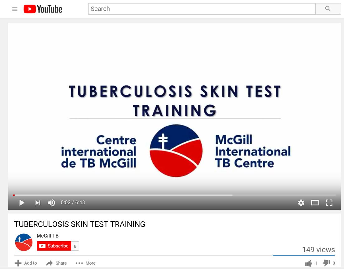 Tuberculosis Skin Test Training