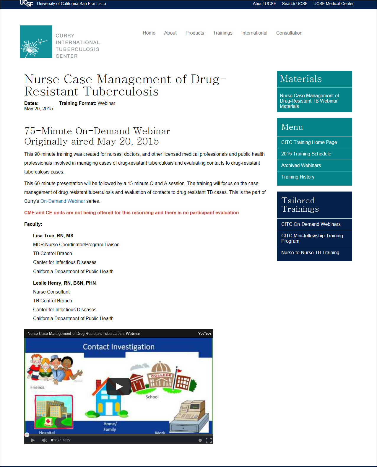 Nurse Case Management of Drug-Resistant Tuberculosis