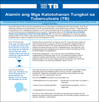 Alamin ang Mga Katotohanan Tungkol sa Tuberculosis (TB) [Learn the Facts About Tuberculosis (TB)]