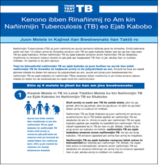 Kenono ibben Rinañinmij ro Am kin Nañinmijin Tuberculosis (TB) eo Ejab Kabobo [Talking with Your Patients about Latent Tuberculosis (TB) Infection]