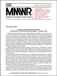 MMWR: Approaches to Improving Adherence to Antituberculosis Therapy--South Carolina and New York, 1986-1991