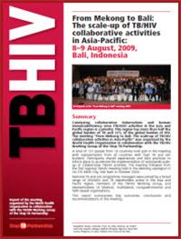 TB/HIV: Report of the Meeting Organized by the World Health Organization in Collaboration with the TB/HIV Working Group of the Stop TB Partnership