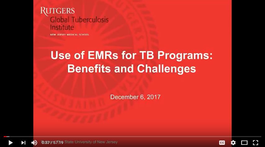 Use of EMRs for TB Programs: Benefits and Challenges