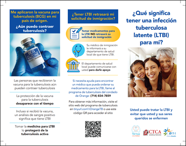 ¿Qué significa tener una infección tuberculosa latente (LTBI) para mí? [What does having latent tuberculosis (LTBI) mean for me?]