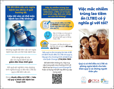Việc mắc nhiễm trùng lao tiềm ẩn (LTBI) có ý nghĩa gì với tôi? [What does having latent tuberculosis (LTBI) mean for me?]