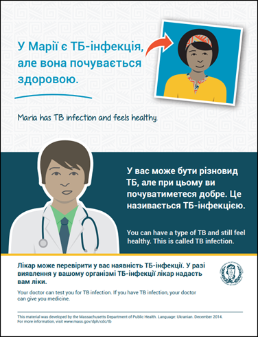 У Марії є ТБ-інфекція,  але вона почувається  здоровою [You Can Have TB and Feel Healthy]