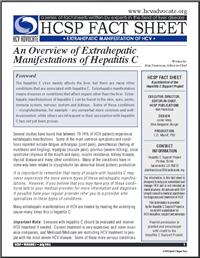 HCSP Fact Sheet: An Overview Of Extrahepatic Manifestations Of ...