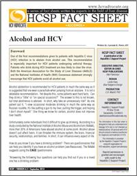 HCSP Fact Sheet: Alcohol And HCV | National Prevention Information ...