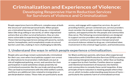 Criminalization and Experiences of Violence (PDF)