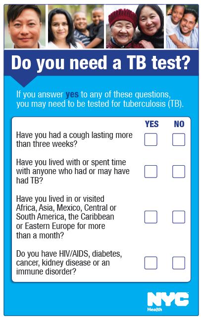 Do You Need A TB Test TB Screening Form National Prevention Do you need a tb test tb screening form national prevention