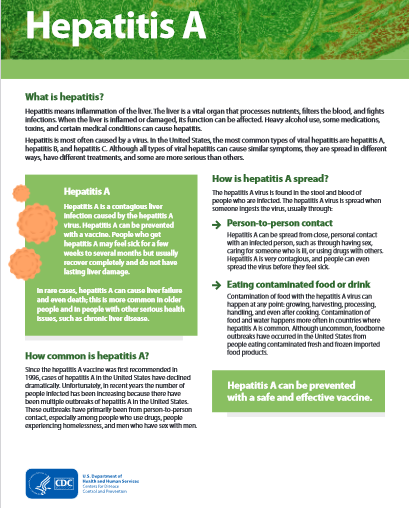 cdc travel guidelines hepatitis a