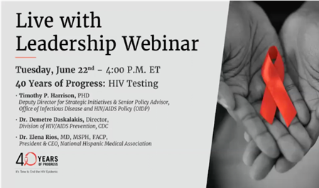 Live with Leadership Webinar HIV Testing (video)
