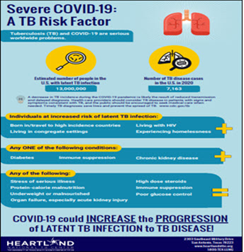 Severe COVID-19: A TB Risk Factor. Go to factsheet