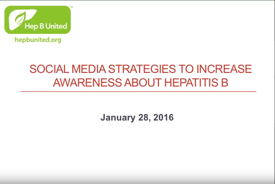 Social Media Strategies To Increase Awareness About Hepatitis B ...