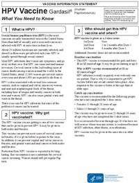 hpv vaccine garadasil what you need to know national prevention cdc vaccine information sheet