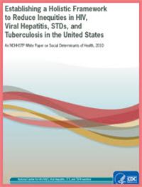 Thumbnail image of Establishing a Holistic Framework to Reduce Inequities in HIV, Viral Hepatitis, STDs, and Tuberculosis in the United States 