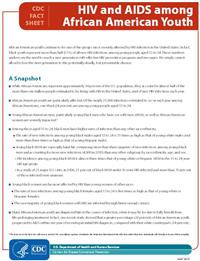 Thumbnail image of HIV and AIDS Among African American Youth 
