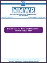 MMWR Morbidity And Mortality Weekly Report: Surveillance For Acute ...