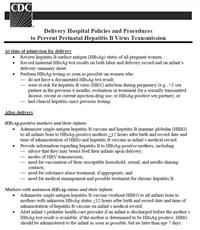 Delivery Hospital Policies And Procedures To Prevent Perinatal ...