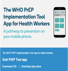 The WHO PrEP Implementation Tool (App)