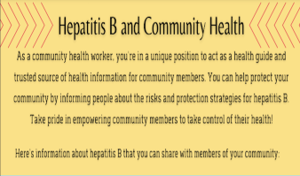 Community Health Hepatitis B (PDF)