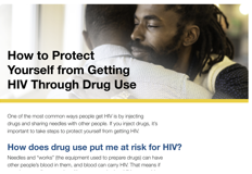 Protecting Yourself from Getting HIV Through Drug Use (PDF)