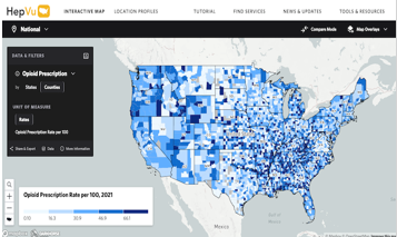 Opioid Map Interactive US (Web)