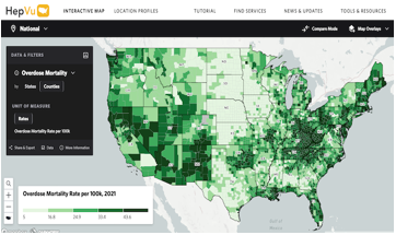 Overdose Map Interactive US (Web)