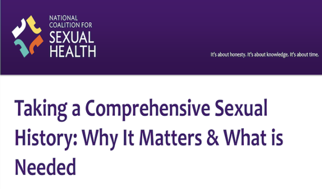 Taking a Comprehensive Sexual History: Why It Matters and What Is Needed (PDF)