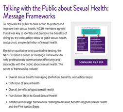 Talking About Sexual Health (Web)