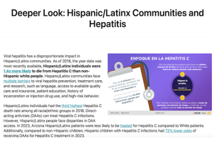 Las Comunidades Hispanas/Latinas Y La Hepatitis (Web)