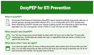 Doxy PEP for STI Prevention (PDF)