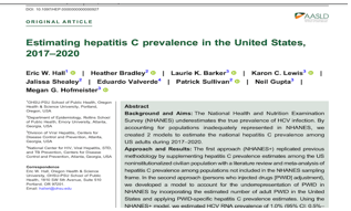 Hepatitis C Prevalence Estimates (PDF)