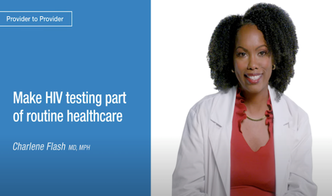 Make HIV Testing Part of Routine Healthcare (Web)