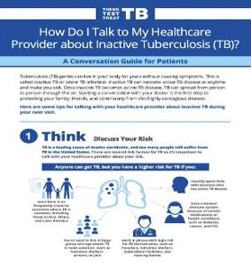 How Do I Talk to My Healthcare Provider about Inactive Tuberculosis (TB)? (PDF)
