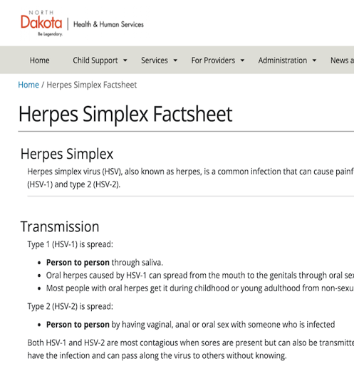 Herpes Simplex Factsheet (Web)